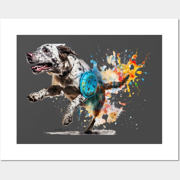Dog and Frisbee Wall Art by Urban Archeology Shop Gallery